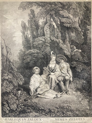 Watteau original old master