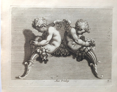 17thc two angels with the - two,