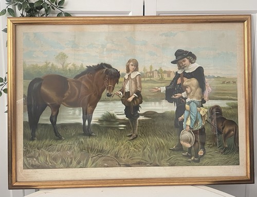 Vintage renaissance scene - vintage,