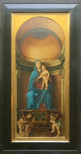 Large stunning framed antique - stunning,