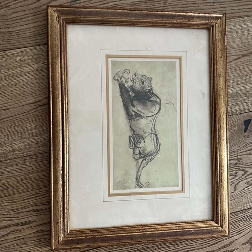 Framed rembrandt lioness - framed,