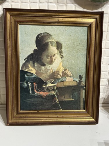 Vintage vermeer the lacemaker - vintage,