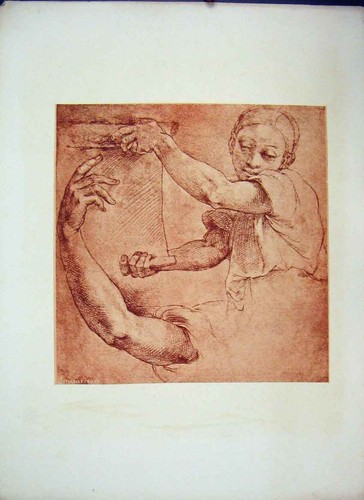 Old antique print - old,