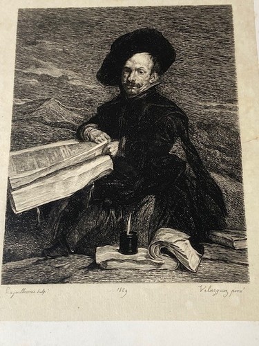 Antique 1869 velázquez - 1869,