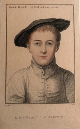 Antique engraving francis - antique,