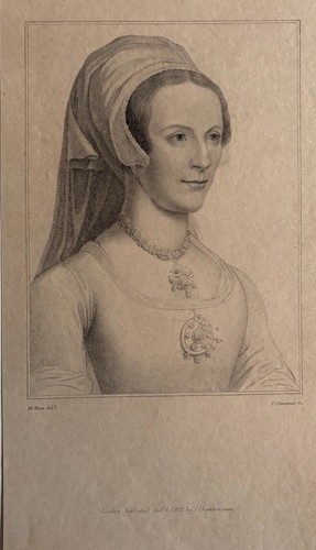 Antique engraving elizabeth - antique,
