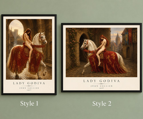 Lady godiva john - godiva, collier's