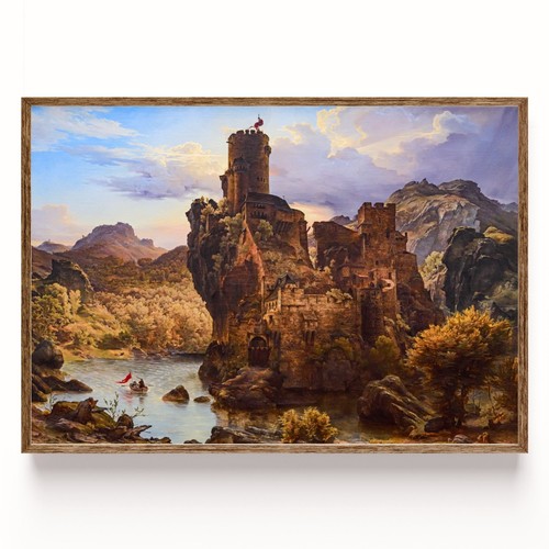 Medieval castle landscape - medieval,
