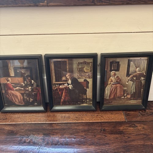 Set vintage framed prints - of,
