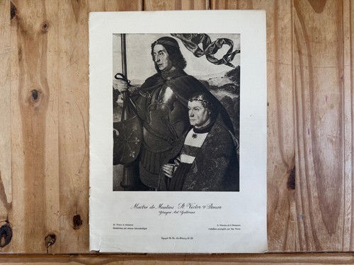 Antique 1920s old master - antique, print