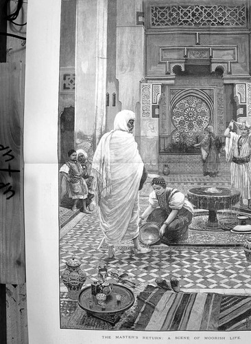 Old print 1890 - print, moorish