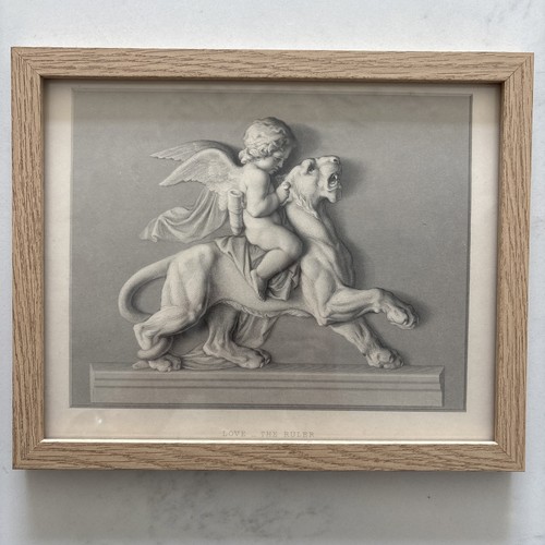 Antique engraving love - engraving, the