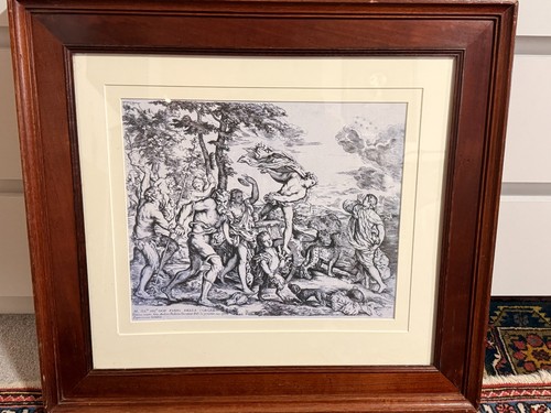 Titian bacchus ariadne print - bacchus, &