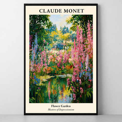 Claude monet flower garden - flower,