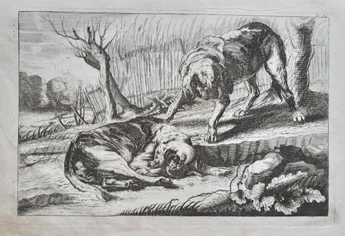 18thc french etching jean - 18thc,