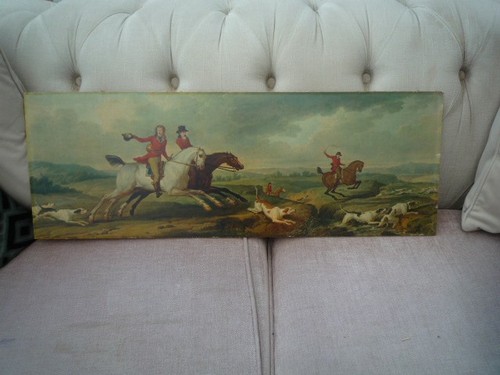 Vintage print picture board - on,